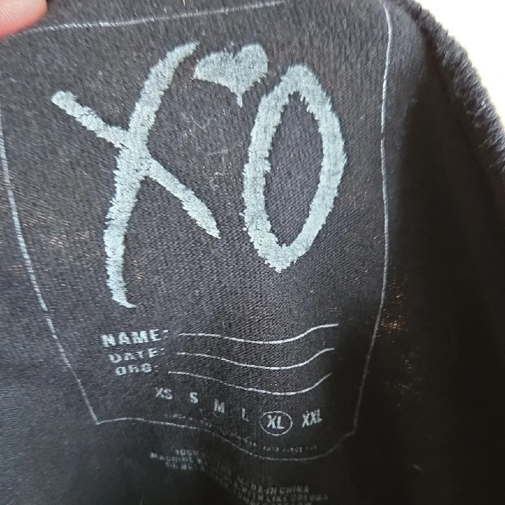 Black The Weeknd After Hours Til Dawn Tour Short Sleeve Tee with Graphic Design - Picture 2 of 5